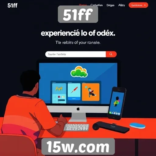 Análise da experiência do usuário no site 51ff